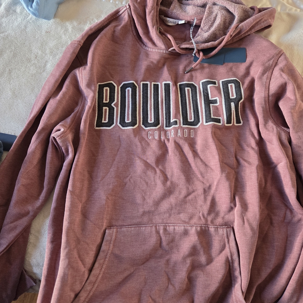 Boulder Colorado Men's Hoodie - Red